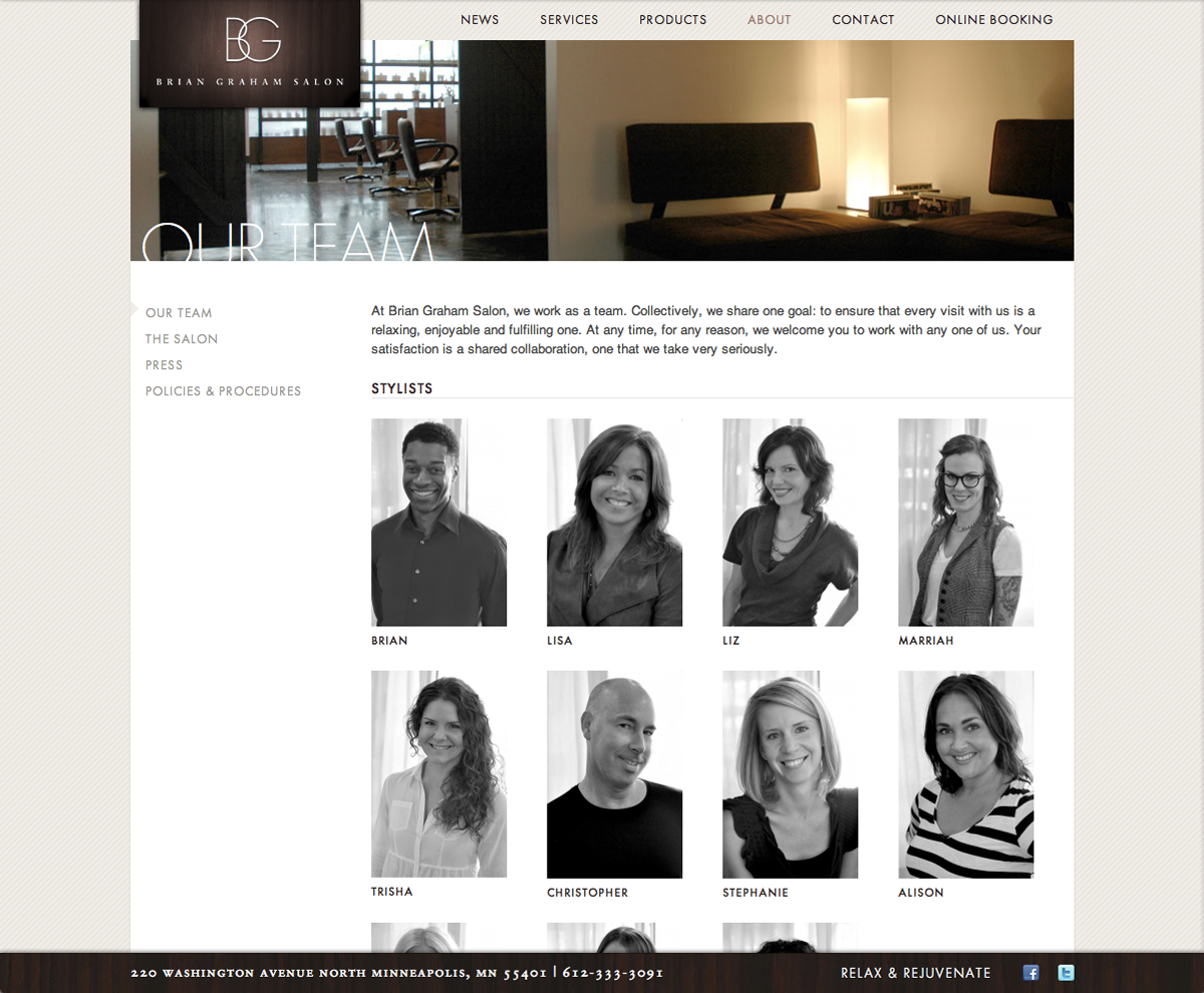 Soire Design - Brian Graham Salon
