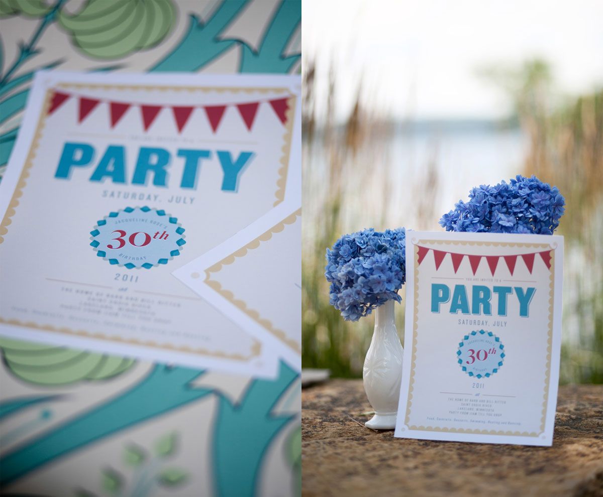 Soire Design - A Riverfront 30th Birthday Celebration